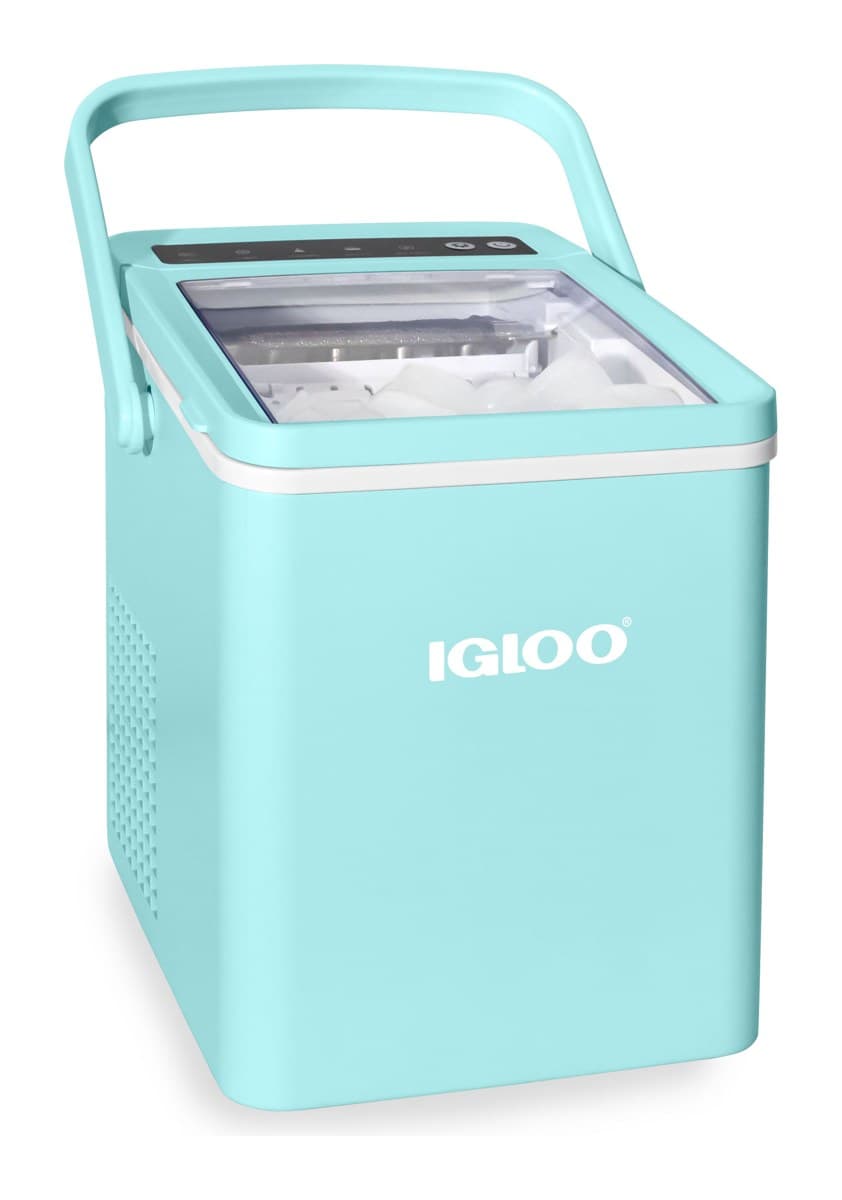Igloo 26 lb Self-Cleaning Ice Maker with Handle