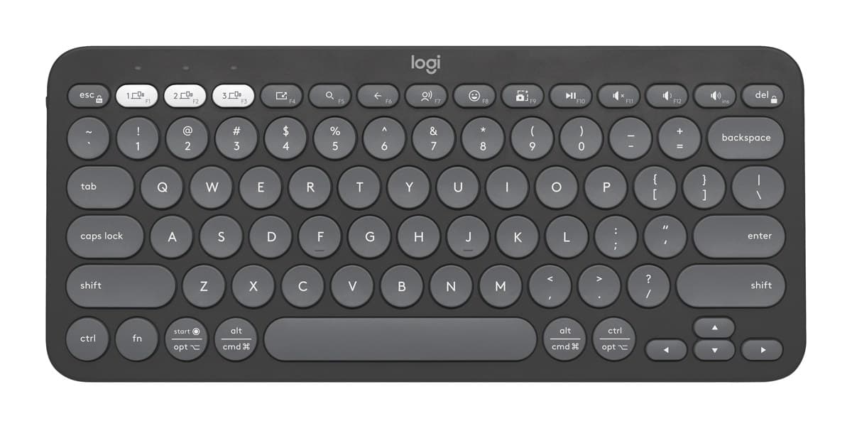 Logitech Pebble Keys 2 K380s Bluetooth Keyboard