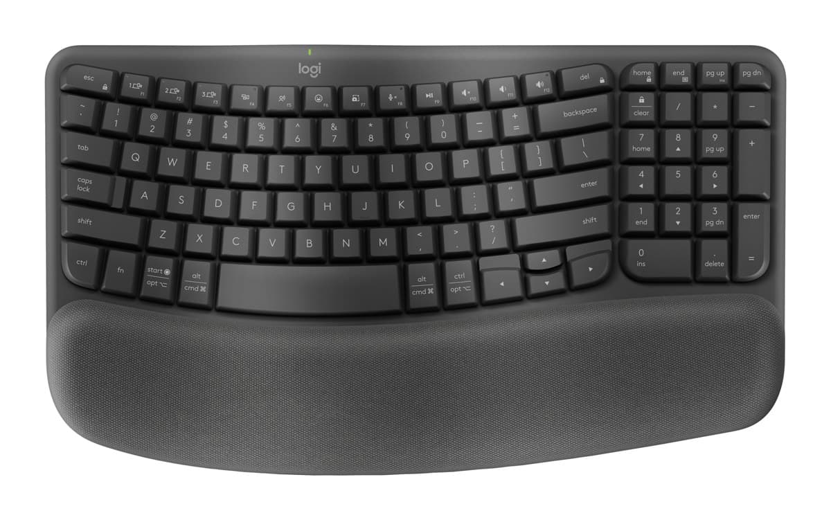 Logitech Wave Keys Wireless Ergonomic Keyboard