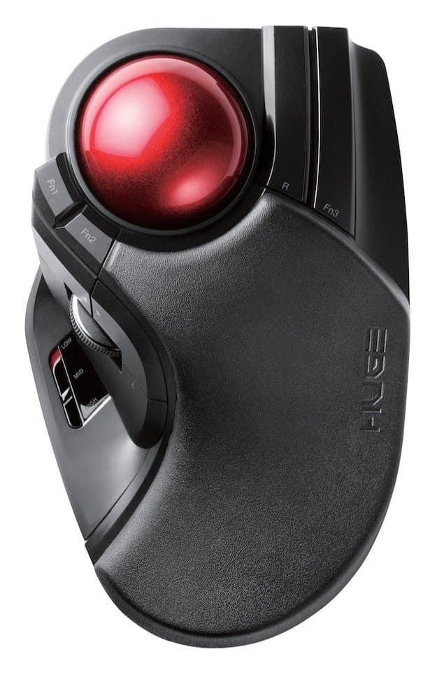Elecom HUGE Wireless Trackball (M-HT1DRBK)
