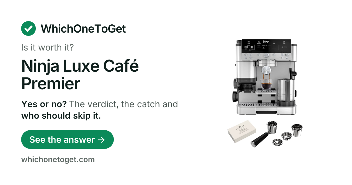 Is the Ninja Luxe Café Premier worth it?
