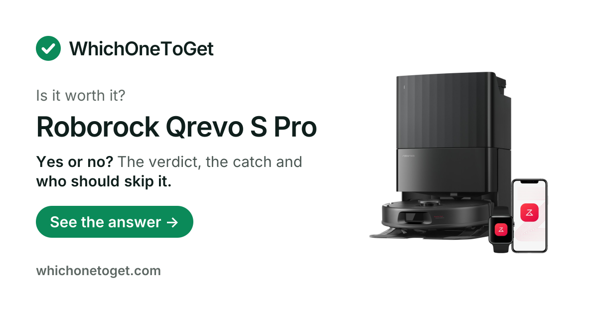 Is the Roborock Qrevo S Pro worth it?